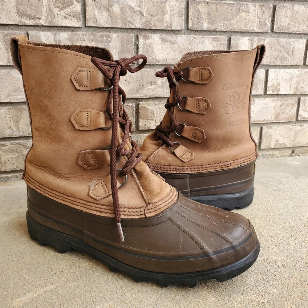 Sorel Cabela's Kaufman winter Men's boots snow leather duck